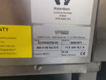 USED HOBART ECOMAX 702 UTENSIL WASHER rear sticker with technical data - La Pizza Hub