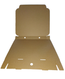 Corrugated Pizza Box 13"inch 33 cm Cheap, Affordable, Plain, Bundle of 50 - La Pizza Hub