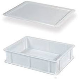 Pizza Dough Proofing Tray 40x30x10 with lid for domestic use in Polyethylene GE.VAS4030 GENUS DEI - La Pizza Hub