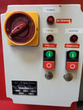 Used La Parmigiana pasta machine red. Detail of the control panel - La Pizza Hub
