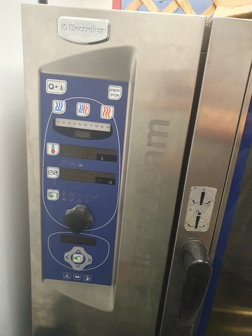 Used commercial 
Electrolux combi-oven with digital control panel - La Pizza Hub