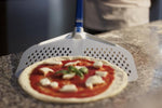 PROFESSIONAL PERFORATED PIZZA PEEL 32x32 cm., Pizza tool, GI METAL, - La Pizza Hub