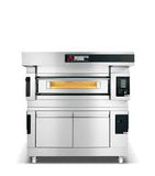 MORETTI S120E 1 S WITH PROOFER FRONT VIEW - La Pizza Hub
