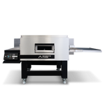 Front view of the Moretti TT98G 1 gas belt conveyor oven - La Pizza Hub