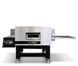 Front view of the Moretti TT98G 1 gas belt conveyor oven - La Pizza Hub