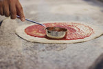 PROFESSIONAL STAINLESS STEEL FLAT BOTTOM LADLE, Pizza tool, GI METAL, - La Pizza Hub
