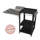 SPACEONE Pizza mobile working station fully mounted and open - La Pizza Hub