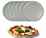 Set of 6 Napoli Line Restaurant Quality Italian Pizza Plates 33 cm by Saturnia - La Pizza Hub