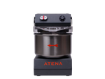 Frontal view of the Atena domestic spiral dough mixer 8 Lt dark grey - La Pizza Hub