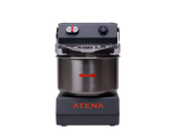 Frontal view of the Atena domestic spiral dough mixer 8 Lt dark grey - La Pizza Hub