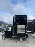 mobile street food unit lighting setup Ape NZ - La Pizza Hub
