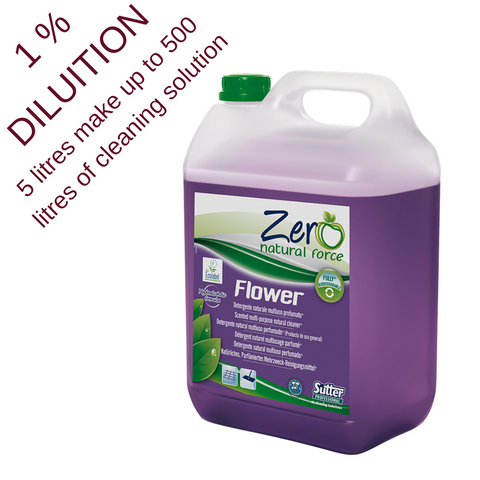 FLOWER Biodegradable Eco-friendly Non-toxic universal Concentrated Detergent for Floors by Sutter Sutter - La Pizza Hub