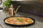 ROUND BLUE IRON PIZZA PAN, Pizza tool, GI METAL, - La Pizza Hub